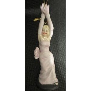 Royal Orleans Porcelain Marilyn Monroe Figurine/Ornament Pink Dress 1980s